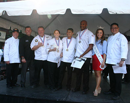 Students with Miss District of Columbia